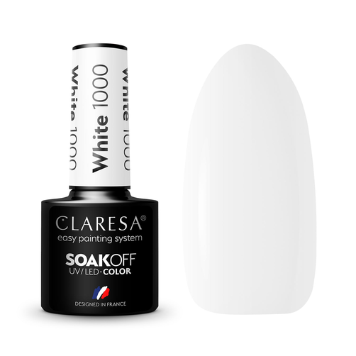 Claresa Lakier Hybrydowy White 1000