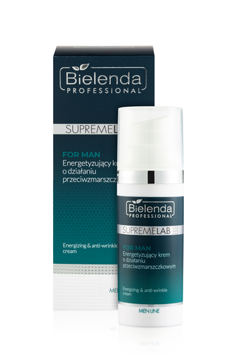 Bielenda Professional SupremeLAB For Man Energetyzujący Krem o Działaniu Przeciwzmarszczkowym 50ml