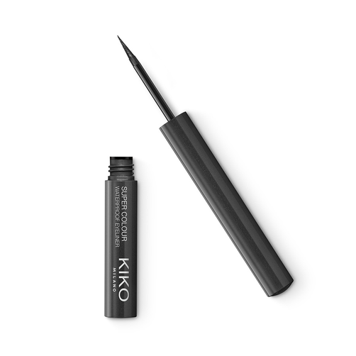 KIKO Milano Super Colour Waterproof Eyeliner w Płynie 10 Pearly Charcoal 1.7ml