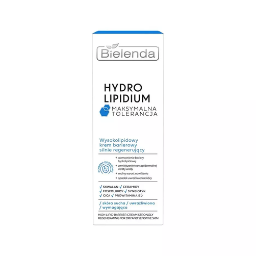 Bielenda Hydro Lipidium Wysokolipidowy Krem Barierowy Silnie Regenerujący 50ml