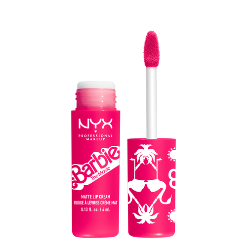 NYX Professional Makeup x Barbie Smooth Whip Lip Cream Matowa Pomadka 01 Dreamhouse Pink