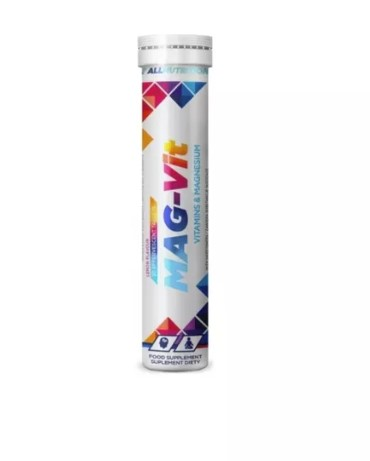 ALLNUTRITION Mag-Vit Suplement Diety Magnez 20 Tabletek Musujących