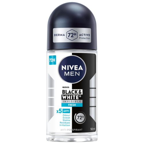 NIVEA MEN Black & White Fresh Antyperspirant roll-on 50ml