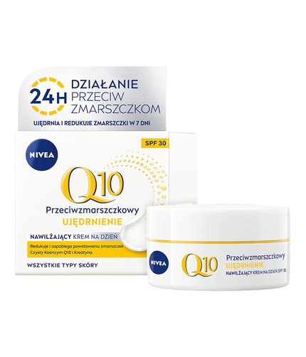 NIVEA Q10 Ujędrnienie Przeciwzmarszczkowy Nawilżający Krem na Dzień SPF30 50ml