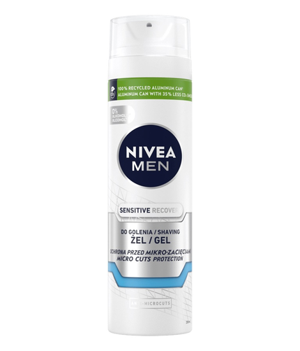 NIVEA MEN Sensitive Regenerujący Żel do Golenia 200ml