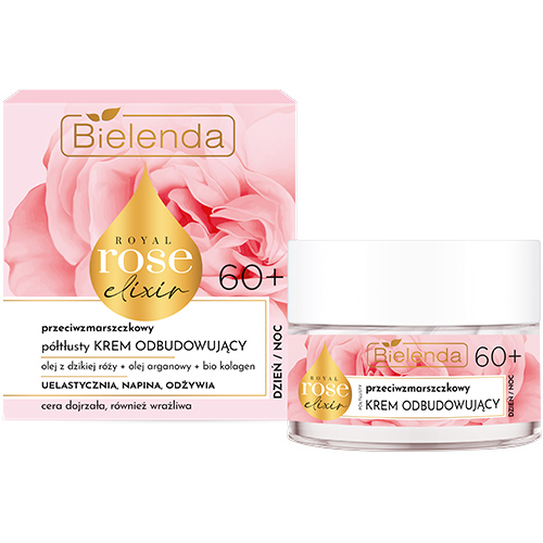 Bielenda Royal Rose Krem Odbudowujący 60+ 50ml
