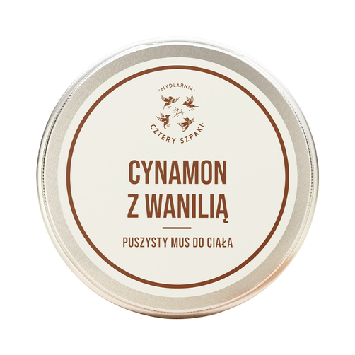 Mydlarnia Cztery Szpaki Puszysty Mus do Ciała Cynamon i Wanilia 150ml