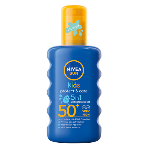 NIVEA Sun Kids Protect Care Nawilżający Spray Ochronny dla Dzieci SPF50 200ml