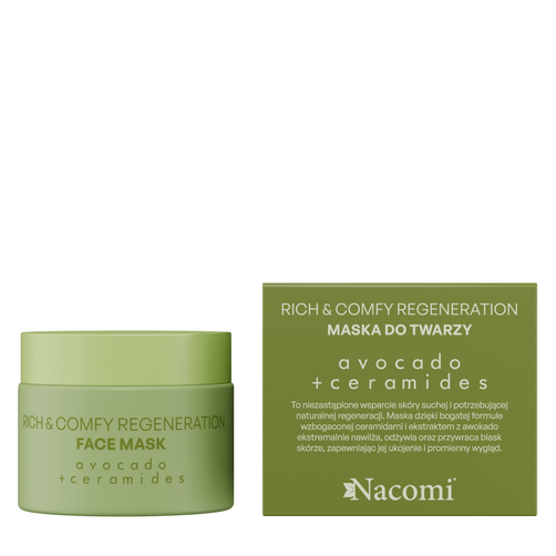 Nacomi Avocado + Ceramides Maska do Twarzy 40ml
