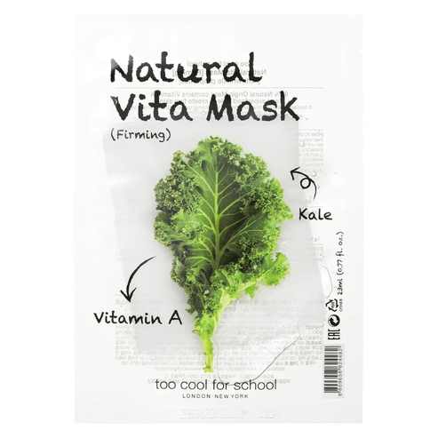 Too Cool For School Natural Vita Maska w Płacie Kale