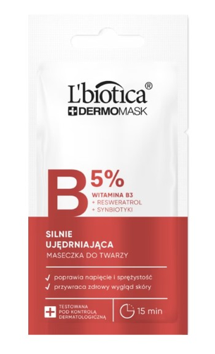 L'biotica Dermomask Silnie Ujędrniająca Maska do Twarzy z Witaminą B 8ml