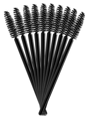IBRA Makeup Tradycyjne Szczoteczki do Rzęs 10szt