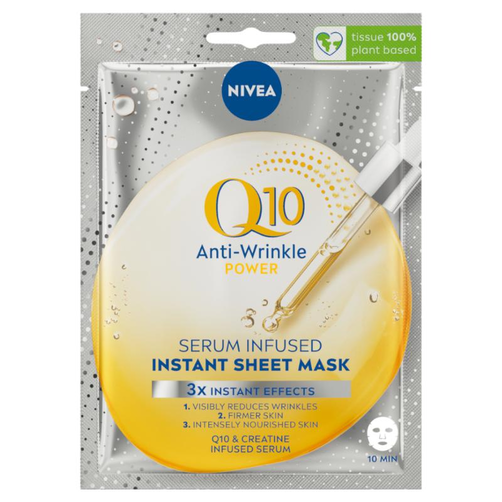 NIVEA Q10 Anti-Wrinkle Power Maska w Płachcie