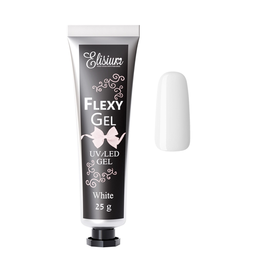 Elisium FlexyGel Żel do Paznokci White 25g