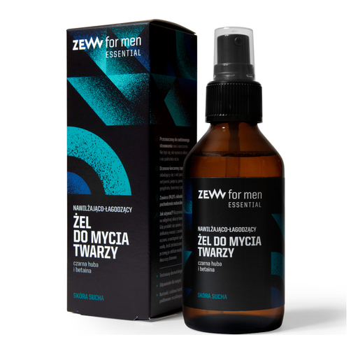 ZEW Nawilżająco-Łagodzący Żel do Mycia Twarzy Skóra Sucha 100ml