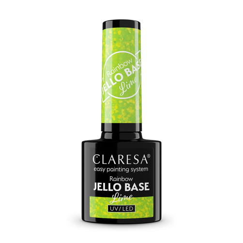 Claresa Rainbow Jello Base Baza Hybrydowa Lime