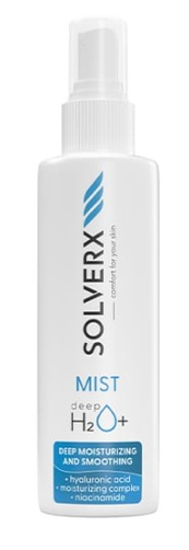 Solverx Deep H2O+ Nawilżająca Mgiełka do Twarzy 150ml