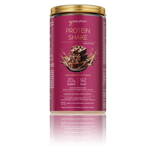 MyBestPharm Protein Shake Suplement Diety Czekoladowe Brownie 450g