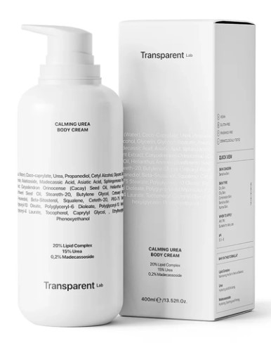 Transparent Lab Urea Body Lotion Łagodząca Kuracja do Ciała 400ml