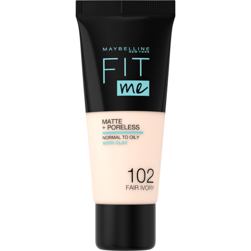 Maybelline Fit Me! Matte + Poreless Podkład Matujący 102 Fair Ivory