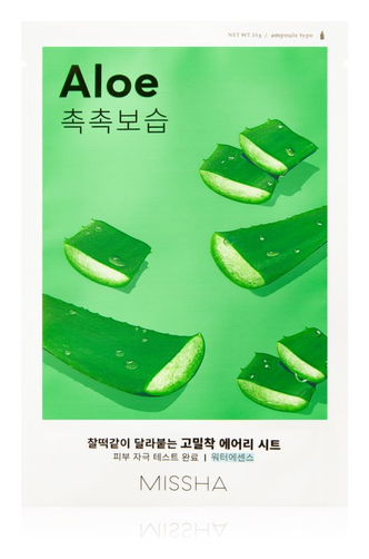 Missha Airy Fit Sheet Aloe Maseczka Nawilżająco-Uelastyczniająca