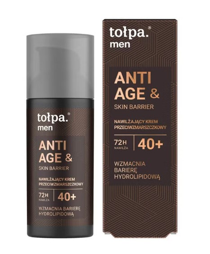 Tołpa Men Anti Age & Skin Barier Nawilżający Krem Przeciwzmarszczkowy 40+ 50ml
