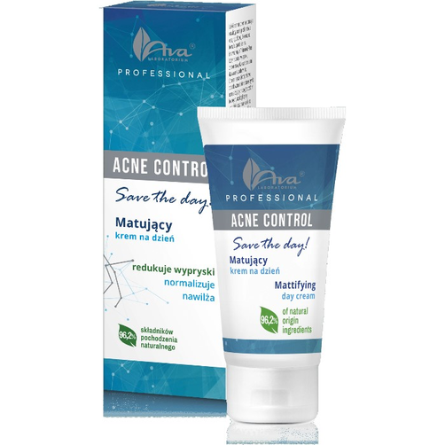 AVA Laboratorium Acne Control Krem Matująco-Normalizujący na Dzień 50ml