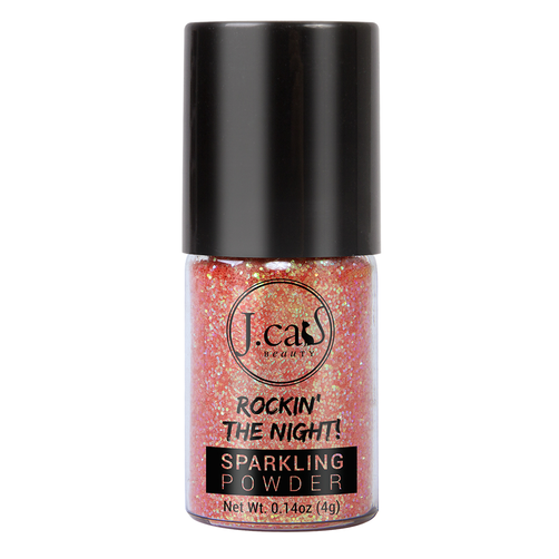 J.Cat Beauty Rockin The Night Sparkling Powder Sypki Pigment 207 Tangerine