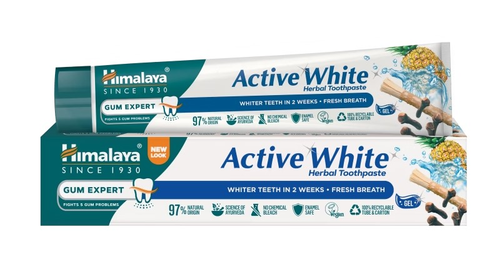 Himalaya Since 1930 Active White Gum Expert Ziołowa Wybielająca Pasta do Zębów 75ml