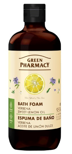Green Pharmacy Pianka do Kąpieli Werbena i Olejek ze Słodkiej Cytryny 500ml