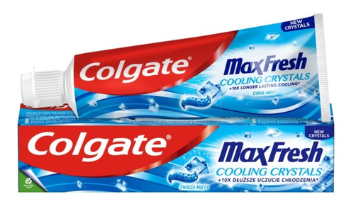 Colgate Max Fresh  Cooling Crystals Pasta do Zębów Cool Mint 75ml