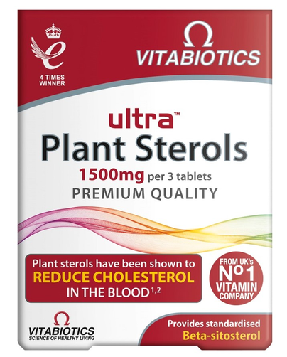 Vitabiotics Ultra Plant Sterols 1500mg Suplement Diety 30 Tabletek