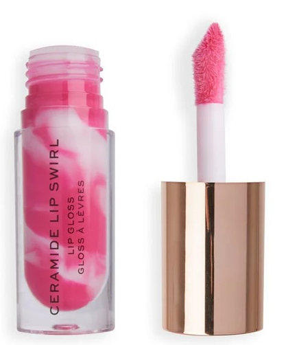 Makeup Revolution Ceramide Lip Swirl Błyszczyk do Ust Berry Pink