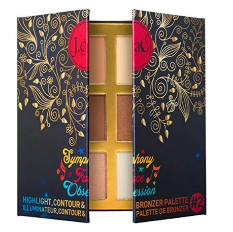 J.Cat Symphony Face Obsession Paleta do Konturowania Twarzy 2 Medium to Dark