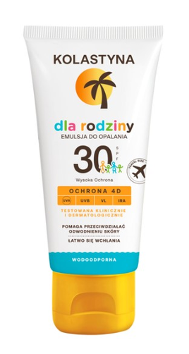 Kolastyna Emulsja do Opalania dla Rodziny SPF30 80ml
