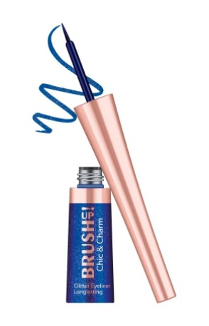 Brush Up! Chic & Charm Eyeliner Brokatowy 01 Blue