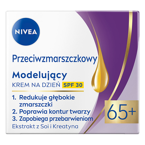 NIVEA Przeciwzmarszczkowy Modelujący Krem na Dzień SPF30 65+ 50ml