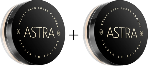 ASTRA Velvet Skin Loose Puder Sypki N03 1+1