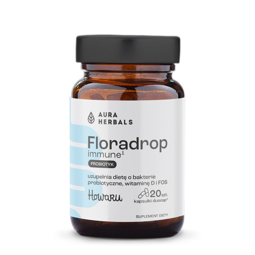 Aura Herbals Floradrop Immune¹ Probiotyk Suplement Diety 20 Kapsułek