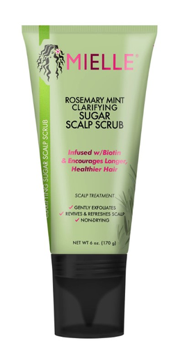 Mielle Rosemary Mint Oczyszczający Cukrowy Peeling do Skóry Głowy 170g