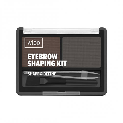 WIBO Eyebrow Shapink Kit Zestaw do Makijażu Brwi 5 Black Brown