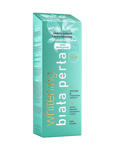Biała Perła Whitening Wybielająca Pasta do Zębów White & Fresh 75ml
