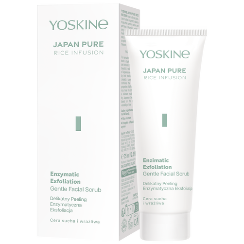 YOSKINE Japan Pure Delikatny peeling Enzymatyczna Eksfoliacja 75ml