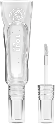 Faceboom Satin Lip Oil Nawilżający Satynowy Olejek do Ust 01 Clear