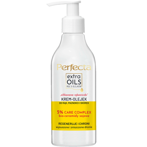 Perfecta Extra Oils Krem -Olejek do Rąk Paznokci i Skórek 195ml