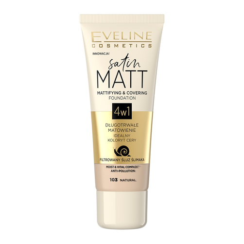 Eveline Podkład Satin Matt 103 Natural 30ml