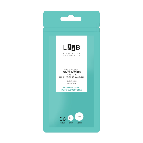 AA LAAB S.O.S. Clear Cover Patches Plasterki na Niedoskonałości 36 Sztuk