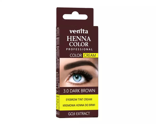 Venita Kremowa Henna do Brwi 3.0 Ciemny Brąz
