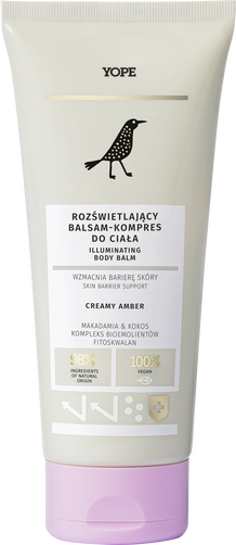 Yope Rozświetlający Balsam-Kompres do Ciała Creamy Amber 200ml