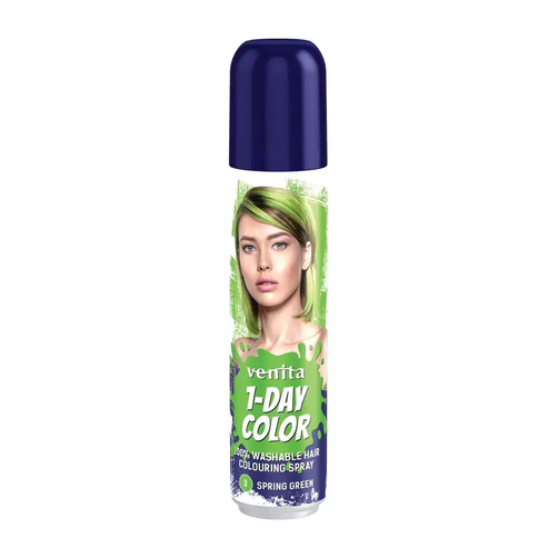 Venita 1-Day Color Spray Koloryzujący do Włosów 3 Spring Green